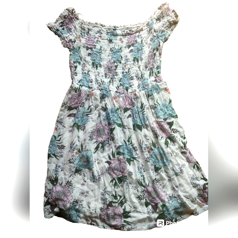 B2G1 FREE! H&M Floral Ruched Dress